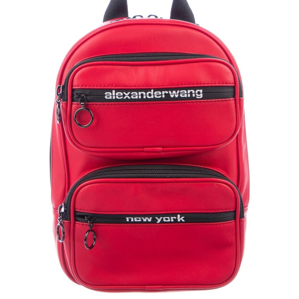 Alexander Wang Pre-Loved red backpack